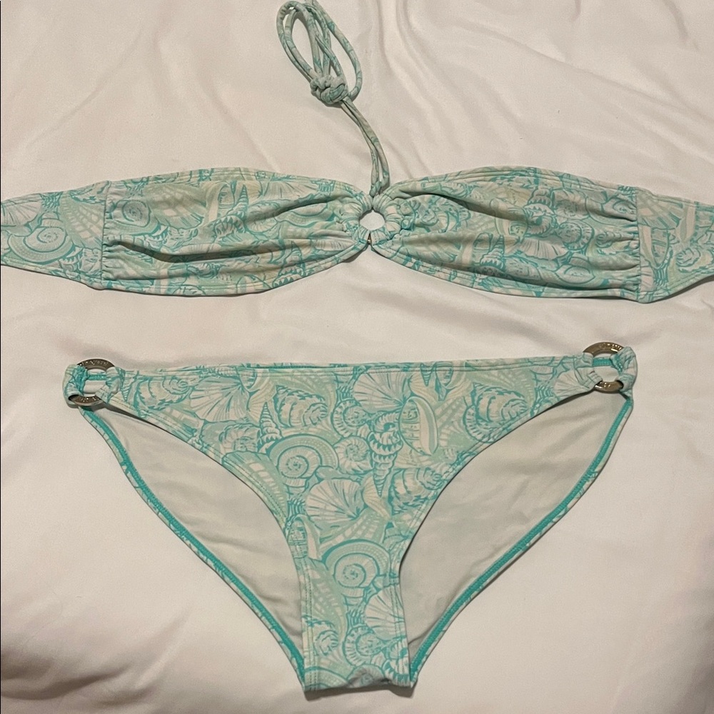 Vineyard Vines Turquoise Seashell Bikini